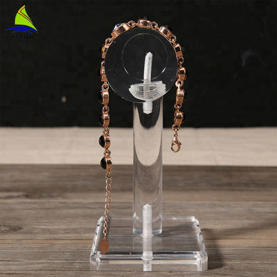 ISO أكريليك T بار مجوهرات حامل ادوات بسيط أكريليك مجوهرات قلادة حامل حامل