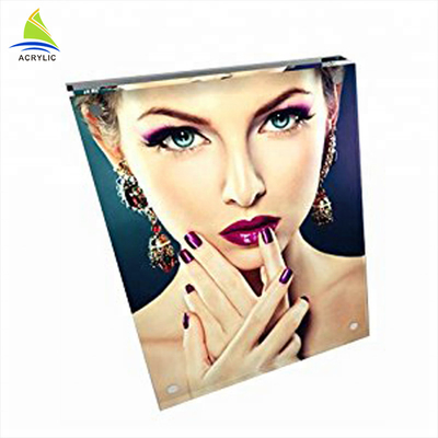 Flatness الأزياء واضح الاكريليك إطارات الصور لمزود المكتب الديكور