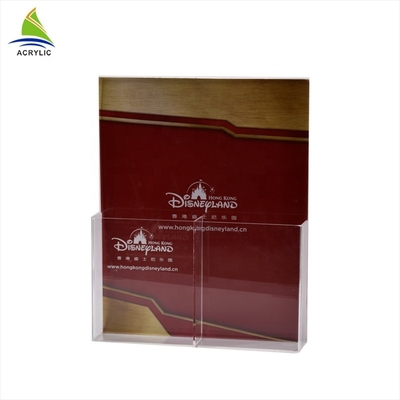 الحديثة الاكريليك كتيب حامل ، أكريليك النشرة حامل لمكتب شهادة CCC