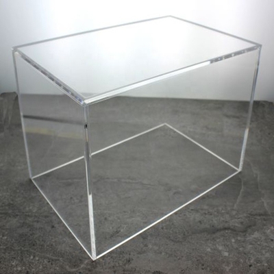 5 الجانب غطاء 12x12x18 بوصة 5 مم عرض مربع الاكريليك مع طباعة الشعار