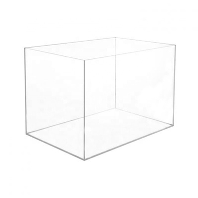 5 الجانب غطاء 12x12x18 بوصة 5 مم عرض مربع الاكريليك مع طباعة الشعار